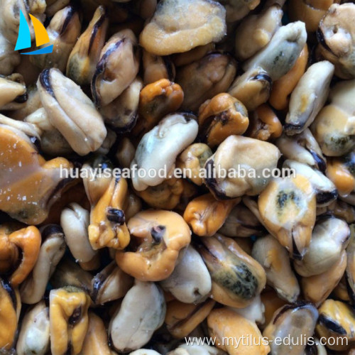 Factory Frozen cooked boiled HACCP ISO mussel meat